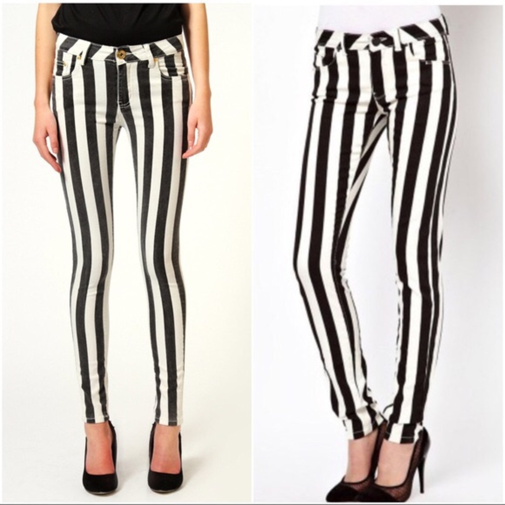 H&M striped pants